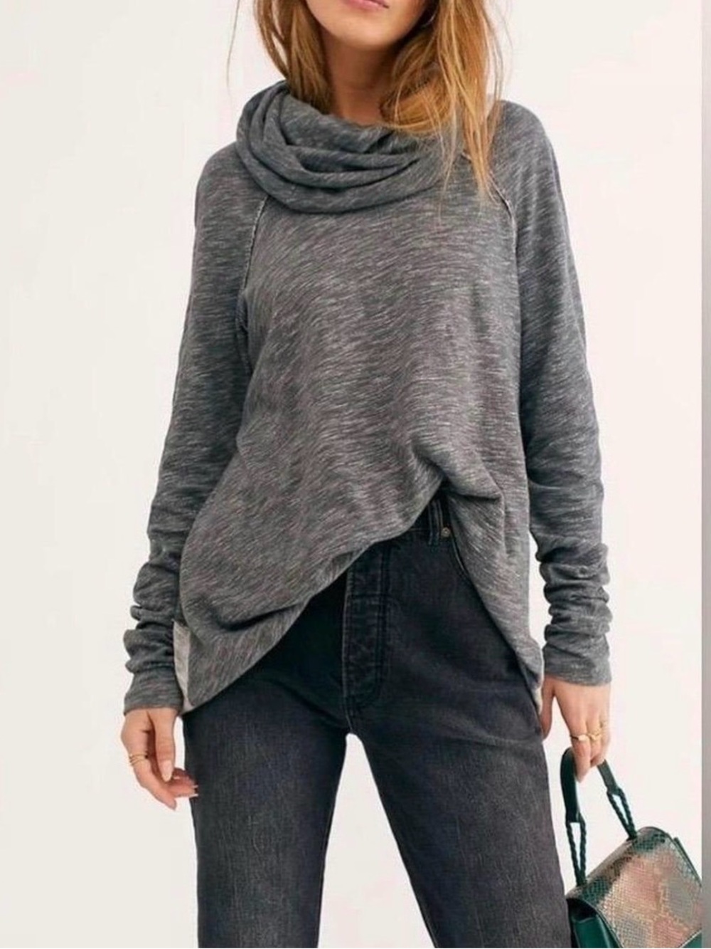 Free People Beach Cocoon Cowl Neck Sweater